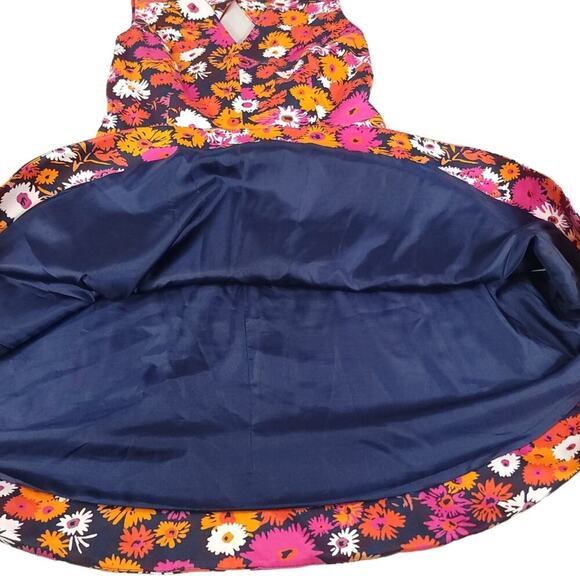 Draper James Floral Fit and Flare Summer Mini Dress - Picture 12 of 16